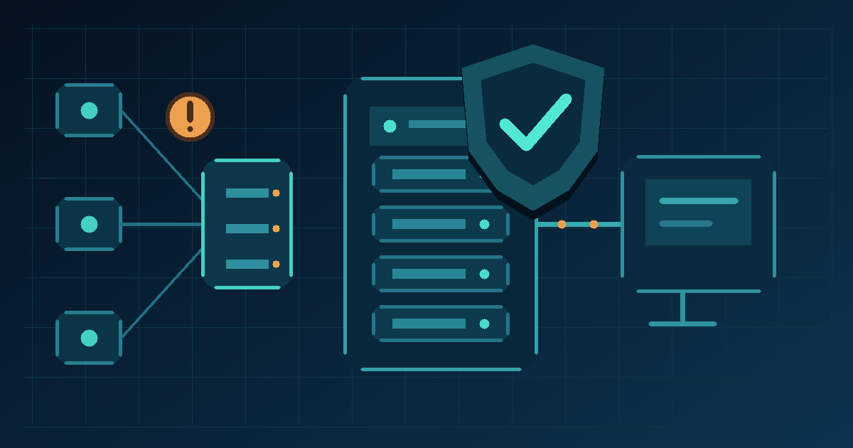 Security management server protected by segmented access controls and a verified patch shield