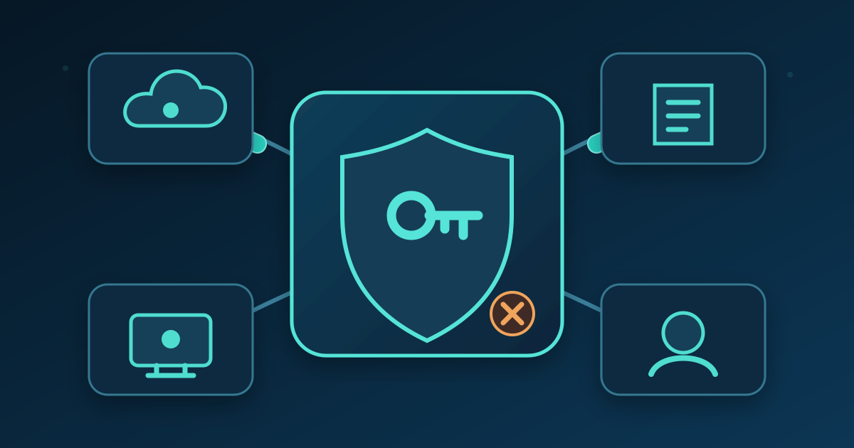 Cloud identity provider protecting SSO access tokens across connected users, devices, applications, and cloud services